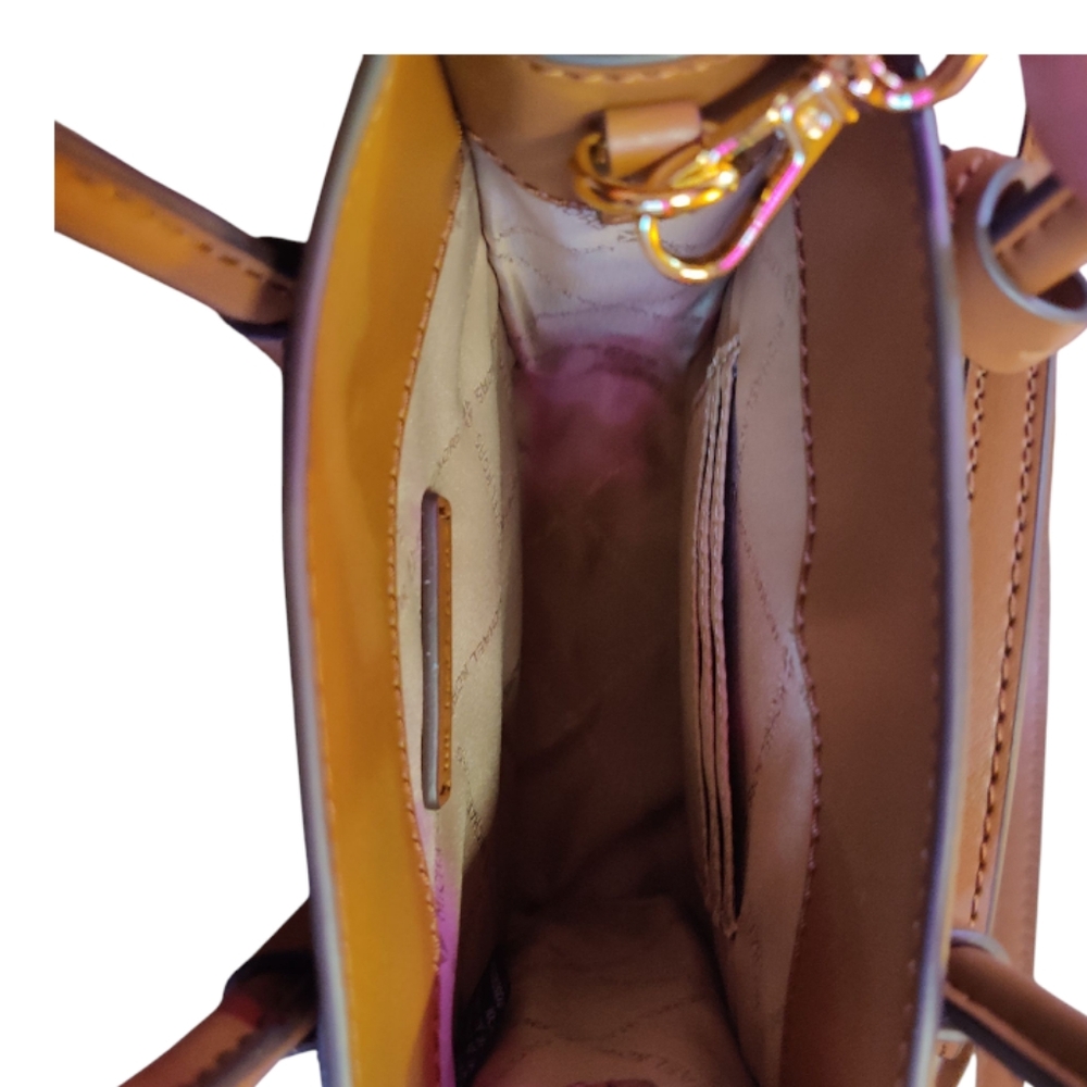 Michael Kors Mercer Extra-Small Pebbled Leather Crossbody Bag - Picture 3 of 3